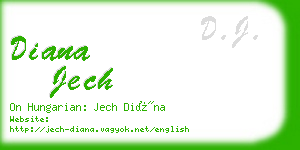 diana jech business card